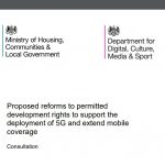 Proposed reforms to permitted development rights to support the deployment of 5G and extend mobile coverage